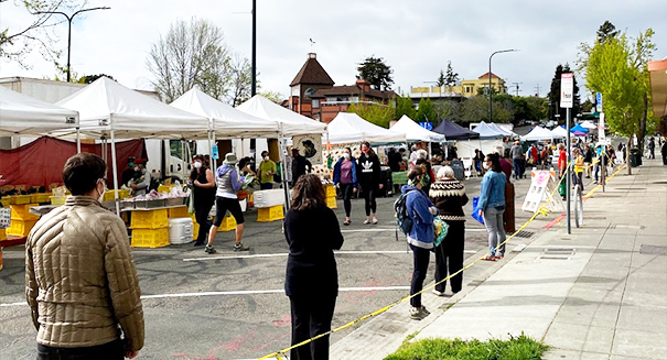 Farmers’ Markets are open and practicing safe social distancing.